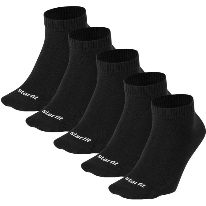 Фото Носки спортивные STARFIT Charge, черный, р. 35-38, 5 пар (2126329) - интернет-магазин МегаТерем в Москве