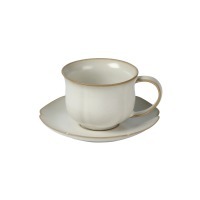 Чайная пара L9756-SET2-CREAM, каменная керамика, Cream, ROOMERS TABLEWARE