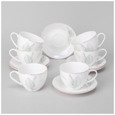 Чайный набор lefard "inspiration" нежность на 6 пер. 12 пр. 260 мл (422-142) 