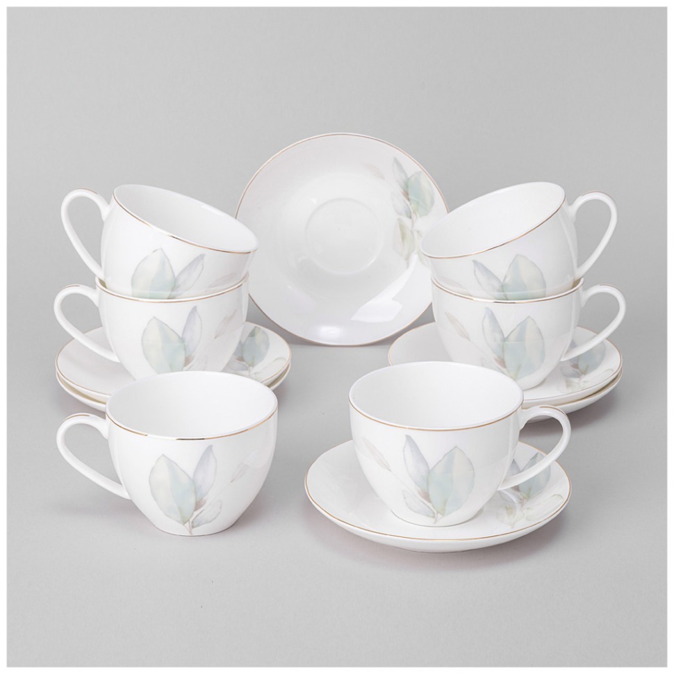 Фото Чайный набор lefard inspiration нежность на 6 пер. 12 пр. 260 мл (422-142)  - интернет-магазин МегаТерем в Москве