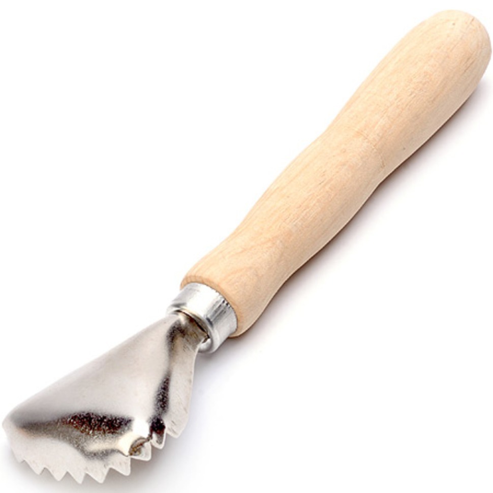 Фото Рыбочистка с дерянной ручкой (1273) - интернет-магазин МегаТерем в Москве