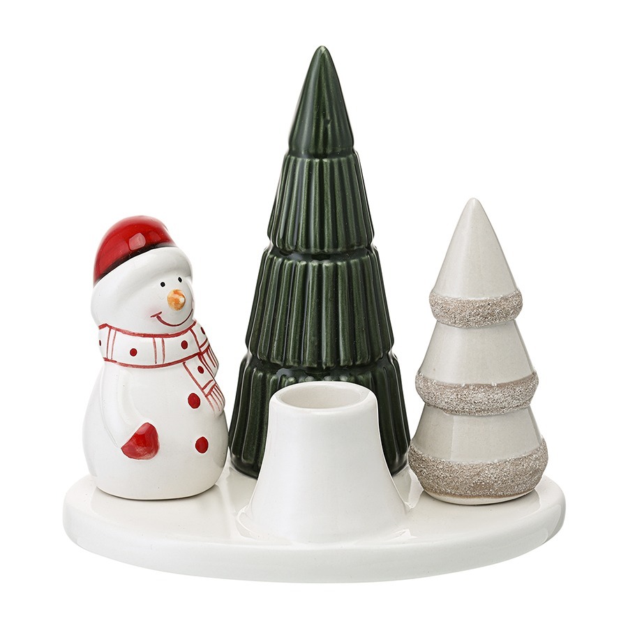 Фото Подсвечник новогодний enchanted forest из коллекции new year essential, 14 см (78342) - интернет-магазин МегаТерем в Москве