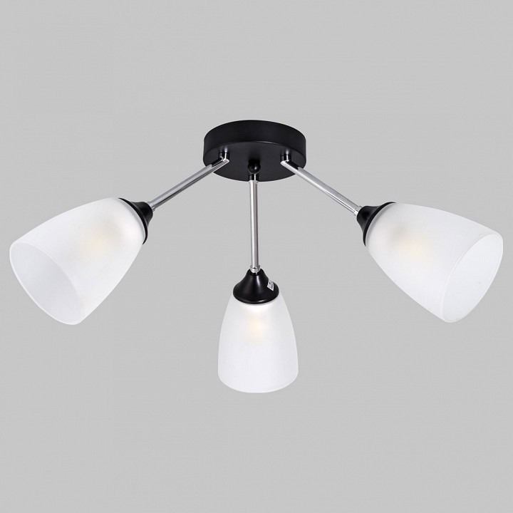 Фото Потолочная люстра Imex MD.2167 MD.2167-3-S-BK+CH IMX_MD.2167-3-S-BK_CH - интернет-магазин МегаТерем в Москве