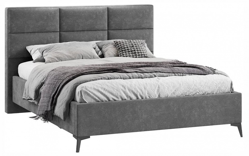 Фото Кровать двуспальная Делана с ПМ Тип 1 TRI_267742 - интернет-магазин МегаТерем в Москве