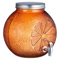 Диспенсер для напитков "orange", 25,5*21,5*25,5 см, 8 л Lefard (718-205)