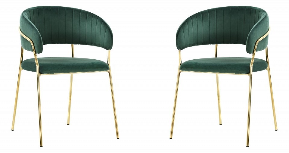 Фото Набор из 2 стульев Whispered Fusion HSBI_DC72_green_2 - интернет-магазин МегаТерем в Москве