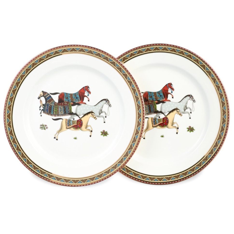 Фото Набор тарелок закусочных lefard  passage 2 шт. 22,5 см (760-843)  - интернет-магазин МегаТерем в Москве