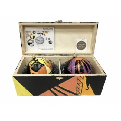 Новогодний набор на 2 шара ...