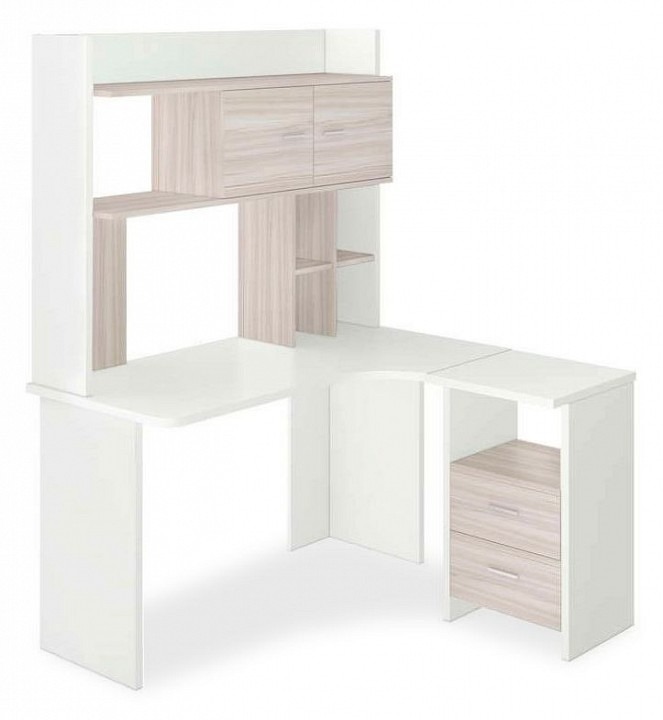 Фото Стол компьютерный Домино Lite СКЛ-Угл130+НКЛХ-130 БЕК ПРАВ MER_SKL-Ugl130_NKLH-130_BEK_PRAV - интернет-магазин МегаТерем в Москве