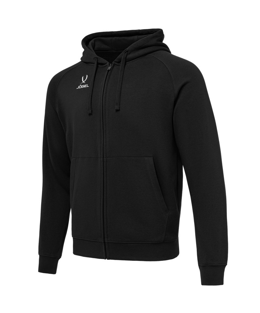 Фото Худи JOGEL ESSENTIAL Club reglan Cotton Zip Hoodie 99, черный (2130771) - интернет-магазин МегаТерем в Москве