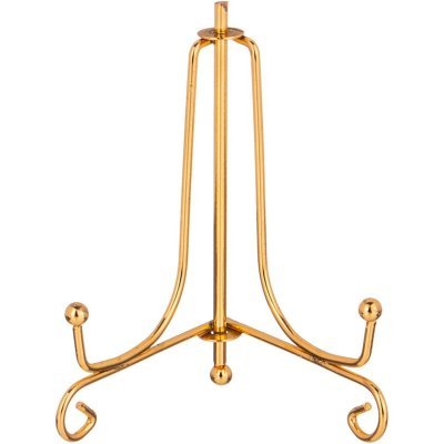 Комплект подставок для тарелок из 5 шт. 10*6 см. высота=10 см. цвет - золото Lefard (244-115)