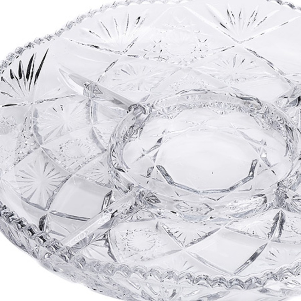 Фото Тарелка-менажница LAROUS, диам. 29 см (1100) - интернет-магазин МегаТерем в Москве