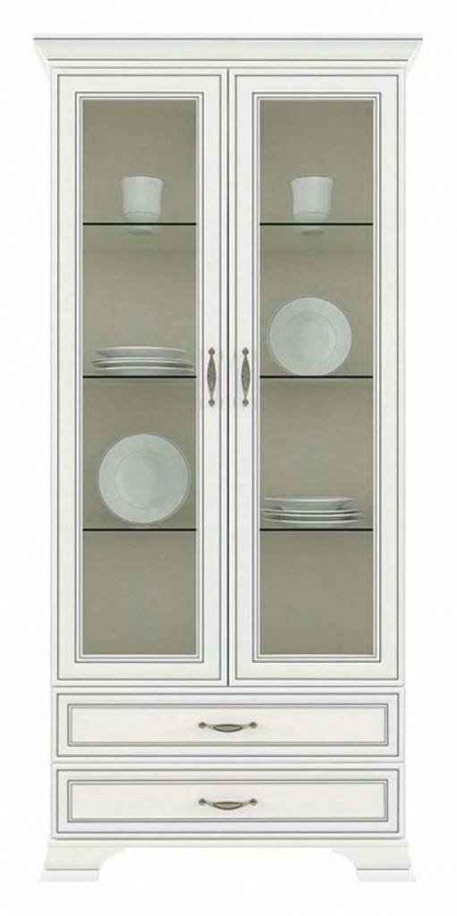 Фото Шкаф-витрина Tiffany 2V2S ANR_648150 - интернет-магазин МегаТерем в Москве