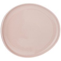 Тарелка обеденная "fusion" 27*25см, пудровая Bronco (263-1001) Тарелка обеденная "fusion" 27*25см, пудровая Bronco (263-1001)