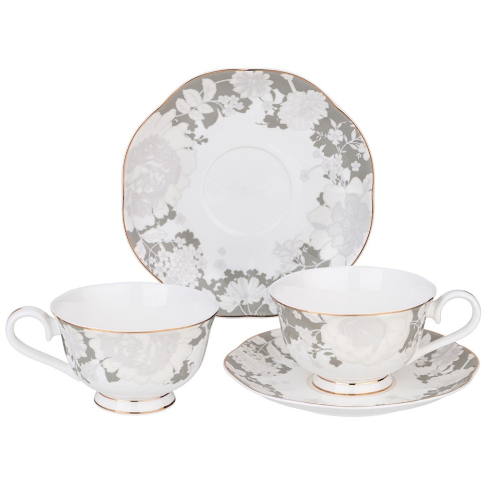 Фото Чайный набор lefard нежность на 2 пер. 4 пр. 250 мл (264-1174)  - интернет-магазин МегаТерем в Москве