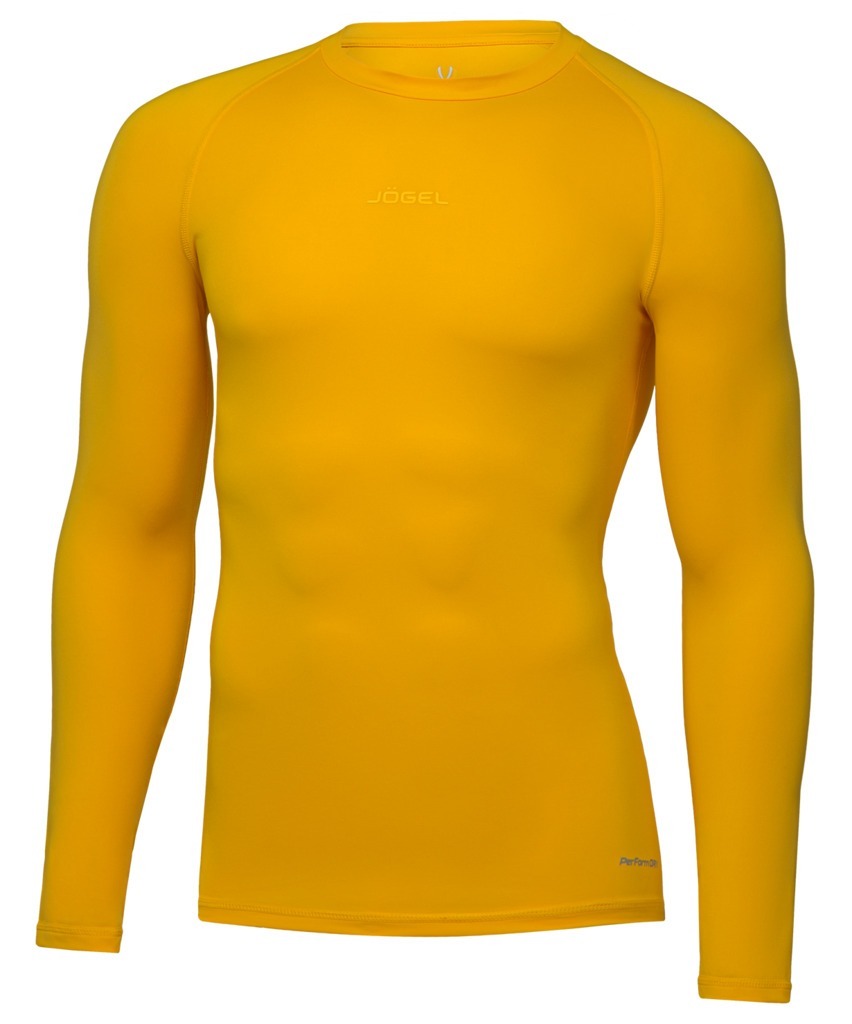 Фото Футболка компрессионная с длинным рукавом JOGEL PerFormDRY Baselayer Tee LS 2, желтый (2117429) - интернет-магазин МегаТерем в Москве