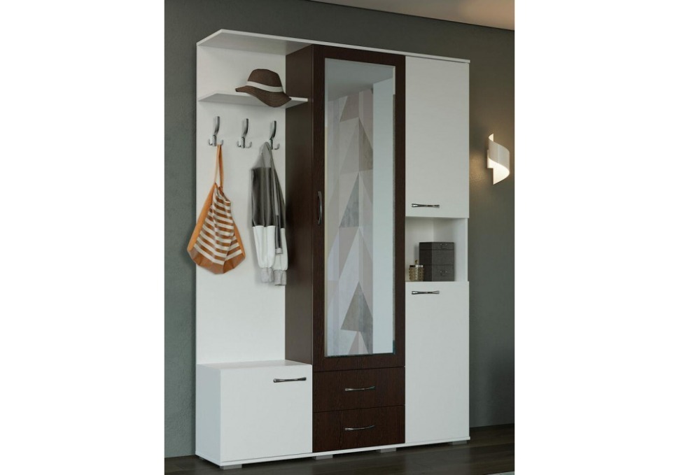 Фото Стенка для прихожей Бертра WO_593711 - интернет-магазин МегаТерем в Москве