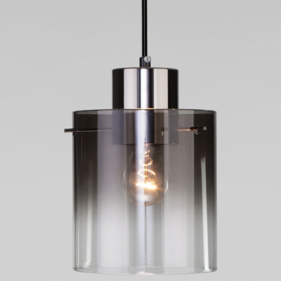 Фото Подвесной светильник Eurosvet Trim 50227/1 дымчатый EV_a057457 - интернет-магазин МегаТерем в Москве