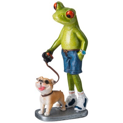 Фигурка декоративная лягушк...