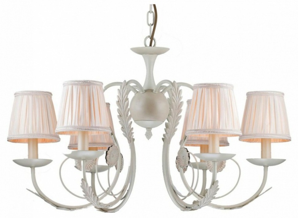 Фото Подвесная люстра Arti Lampadari Vittorio Vittorio E 1.1.6 WG AL_Vittorio_E_1.1.6_WG - интернет-магазин МегаТерем в Москве