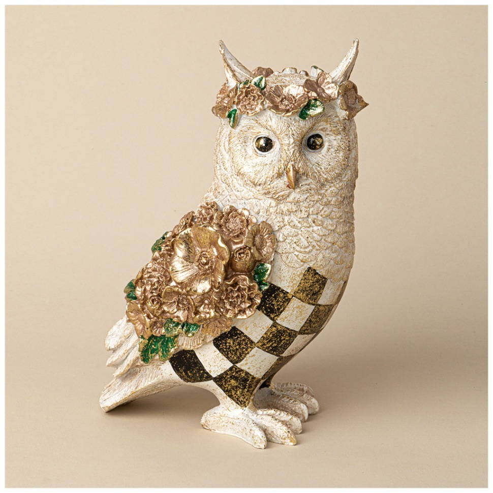 Фото Фигурка английская коллекция сова 14*16*23cm Lefard (774-164) - интернет-магазин МегаТерем в Москве